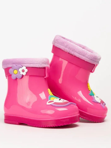 botte licorne rose