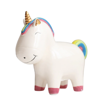 Tirelire licorne céramique