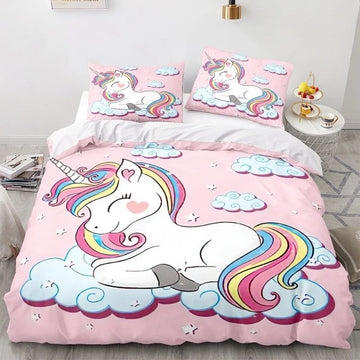 Housse De Couette Motif Licorne
