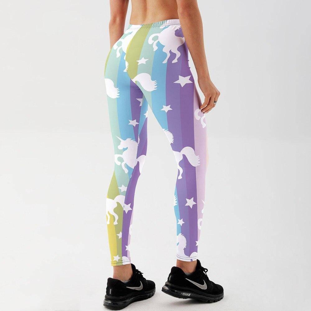 Legging Licorne Multicolore Femme - Licorne Kawaii