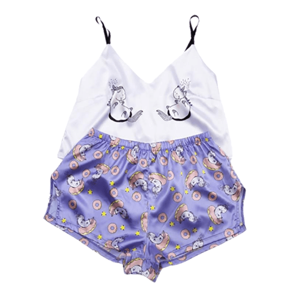 Pyjashort Licorne - Licorne Kawaii