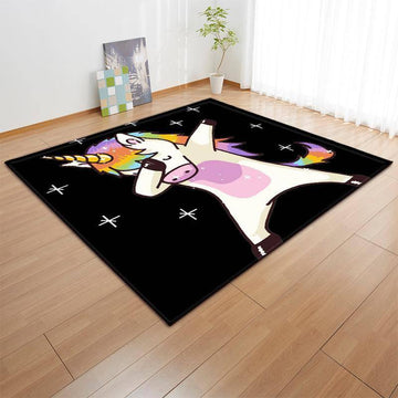 Tapis Licorne Dab Enfant - Licorne Kawaii