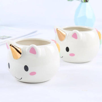 Tasse Licorne Kawaii Blanche - Licorne Kawaii