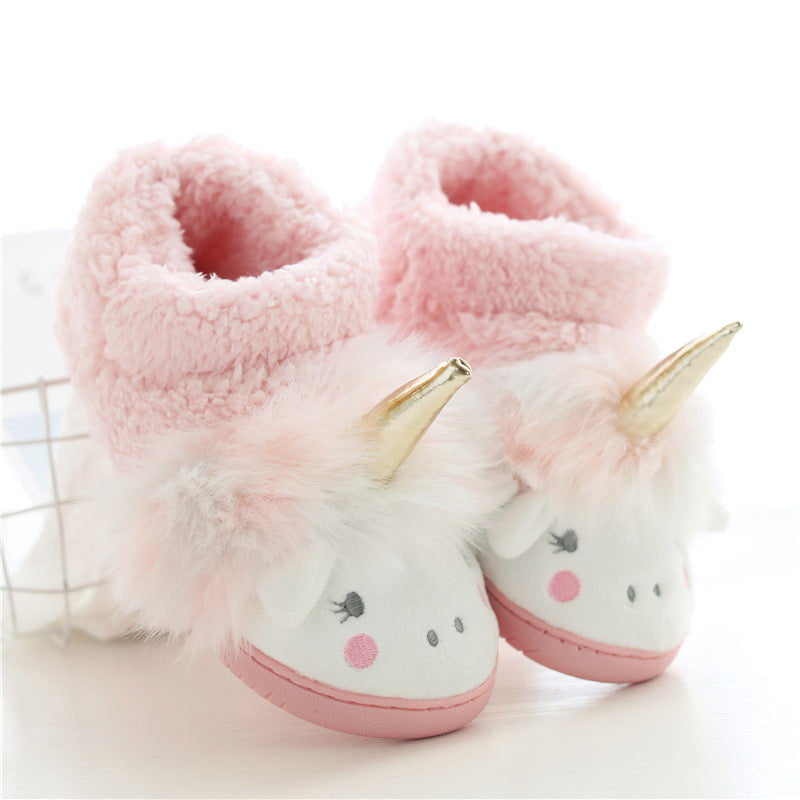 Chausson Pantoufle en Forme de Licorne