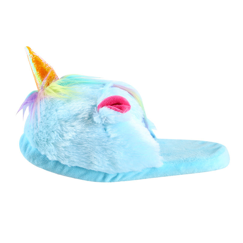 Chaussons Licorne en Peluche