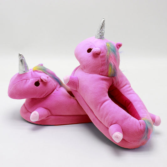 Chaussons Licorne Rose Femme