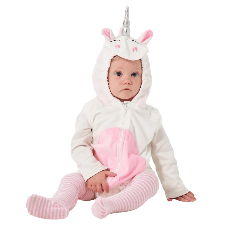 Pyjama Licorne Bébé - Combinaison avec Capuche - Multicolore