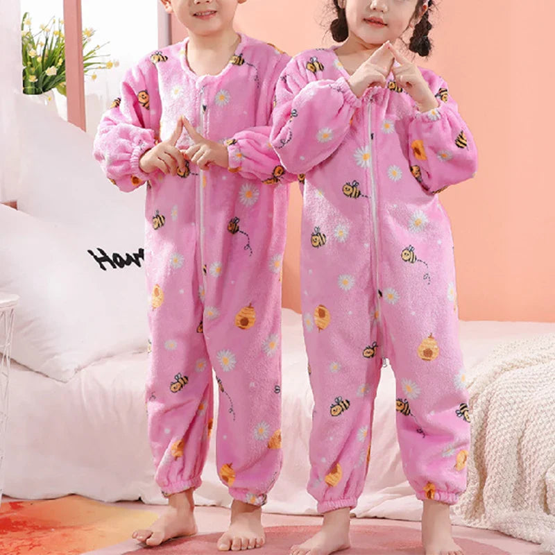 Combinaison Licorne - Pyjama Enfant Cartoon à Capuche
