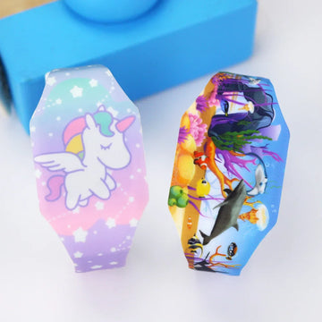 Montre Licorne Lumineuse - Fille Étudiante