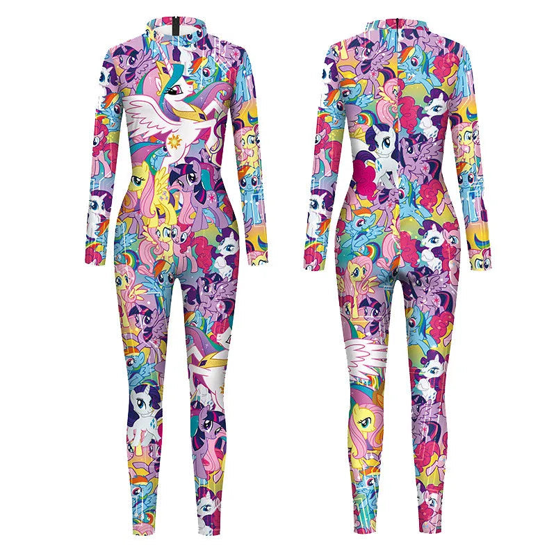 Combinaison Licorne Licorne et Arc-en-Ciel - Multicolore