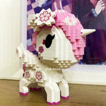 Licorne en Blocs – Jeu de Construction Créatif