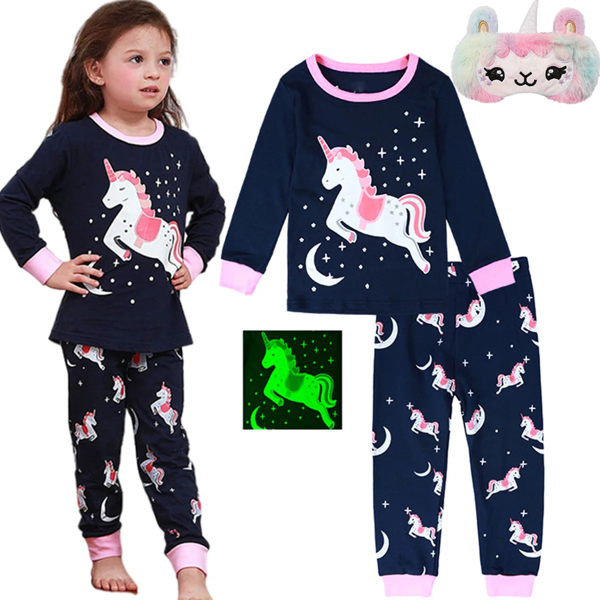 Pyjama Licorne - Fluorescent