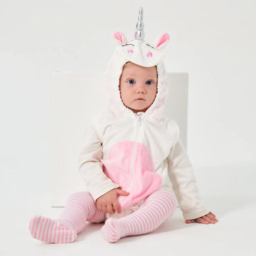 Pyjama Licorne Bébé - Combinaison avec Capuche - Multicolore