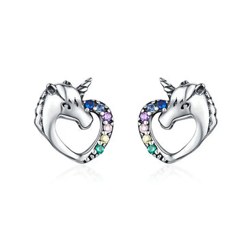 Boucles d’Oreilles Licorne de Rêve - Argent Sterling 925