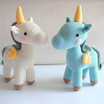 Kit Crochet Licorne - DIY Facile pour Débutants | Matériel Complet