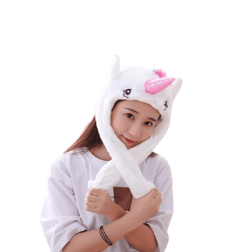 Cagoule Licorne – Bonnet & Cache-Cou Tout-en-Un, 100% Acrylique Doux, Broderie Officielle
