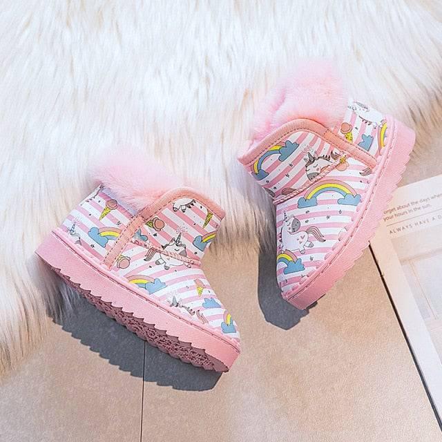 Bottes Licorne Blanches Cat & Jack Fille Taille 6 - Neuf Sans Emballage - Très Jolies