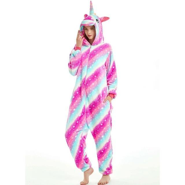 Combinaison Licorne Multicolore - Licorne Kawaii