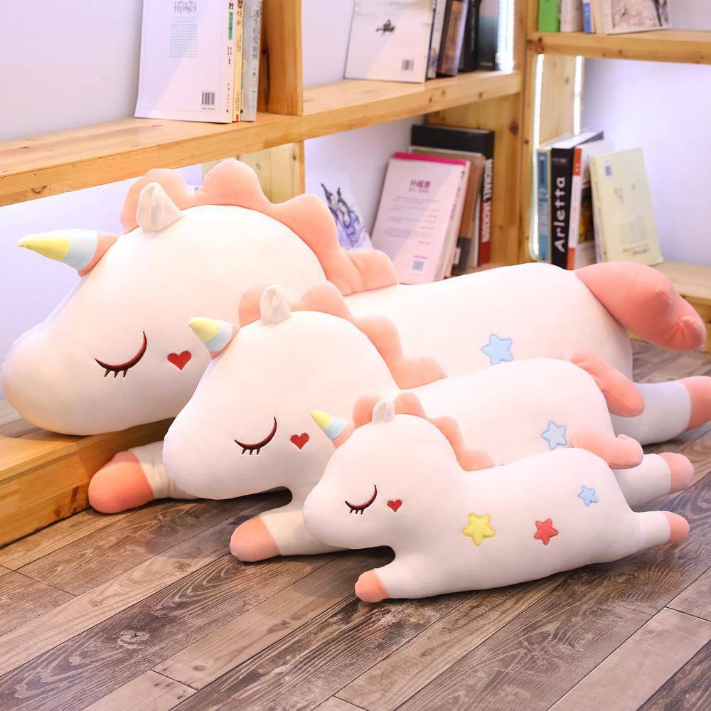 Coussin Licorne Peluche - Une Licorne