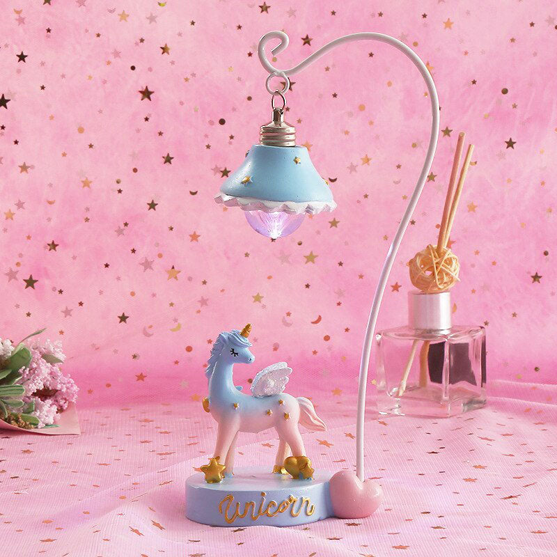 Lampe licorne à décorer