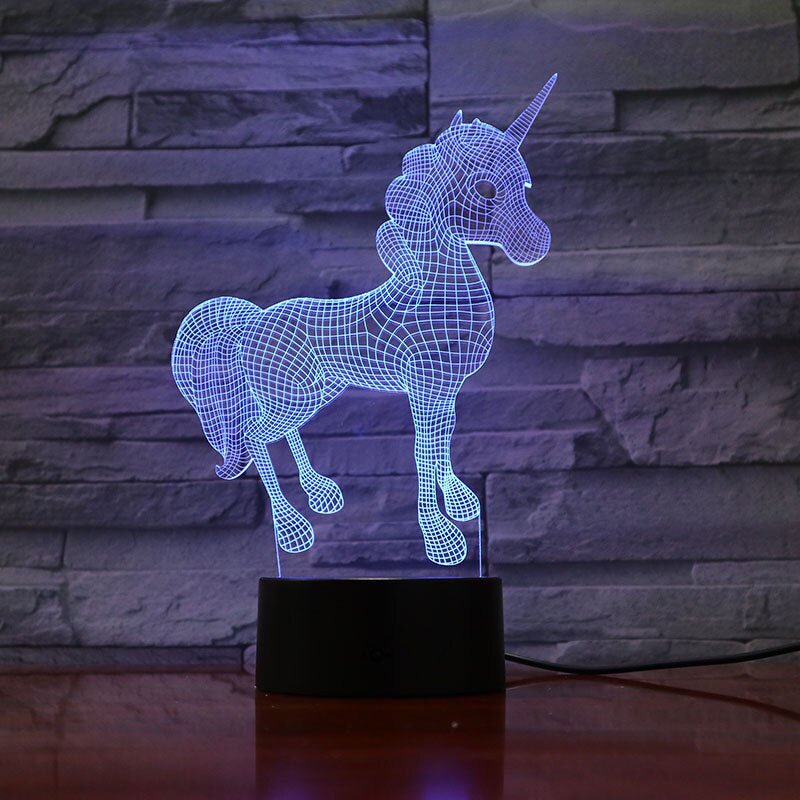 Lampe lave licorne