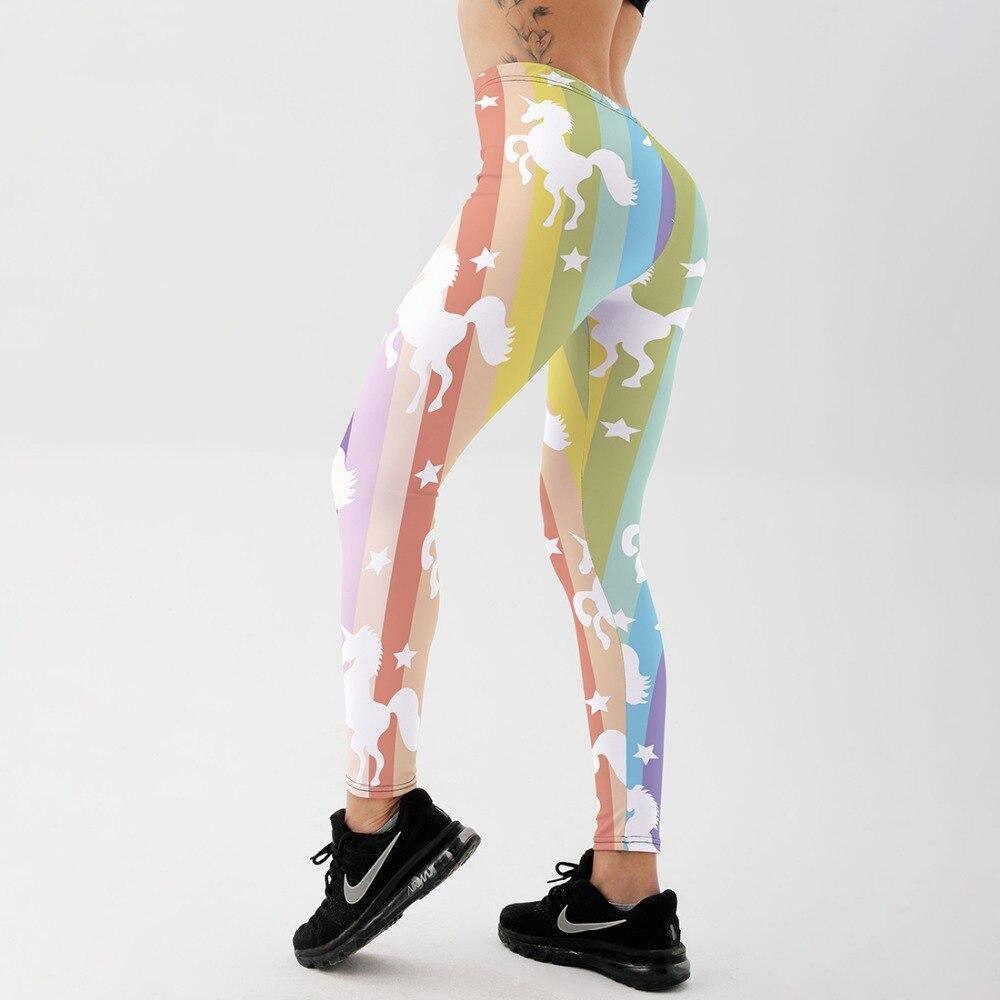 Legging Licorne Multicolore Femme - Licorne Kawaii