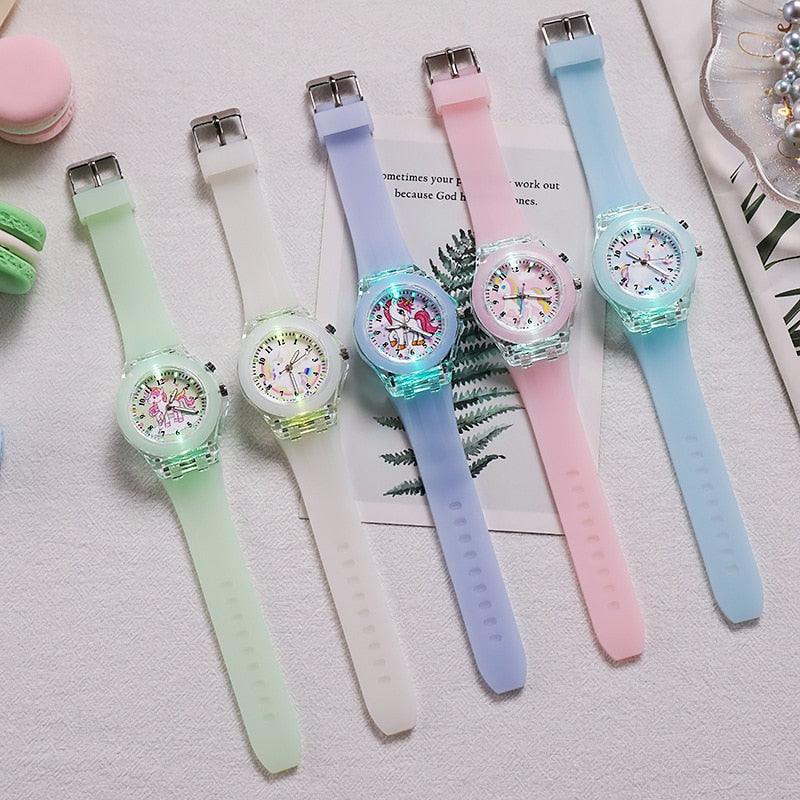 Montre licorne lumineuse - Licorne