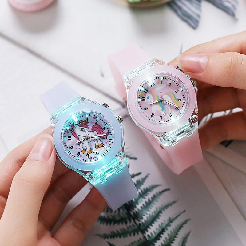 Montre licorne lumineuse - Licorne