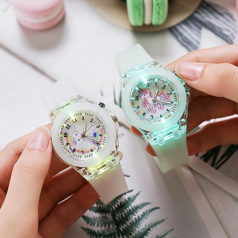 Montre licorne lumineuse - Licorne