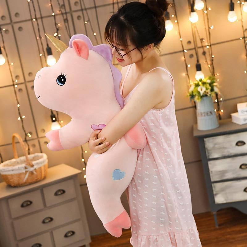 Peluche Licorne <br> Coussin - Une Licorne