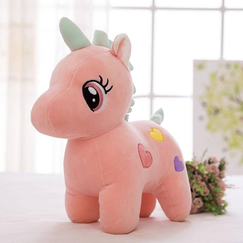 Peluche Licorne Gros Yeux - Licorne Kawaii