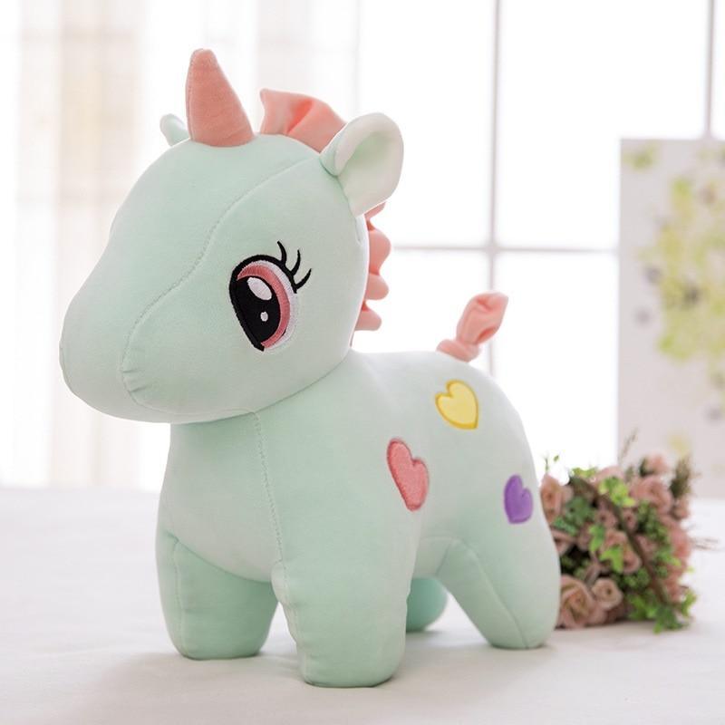 Peluche Licorne <br> Gros Yeux - Une Licorne