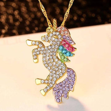 Pendentif Licorne En Pierre