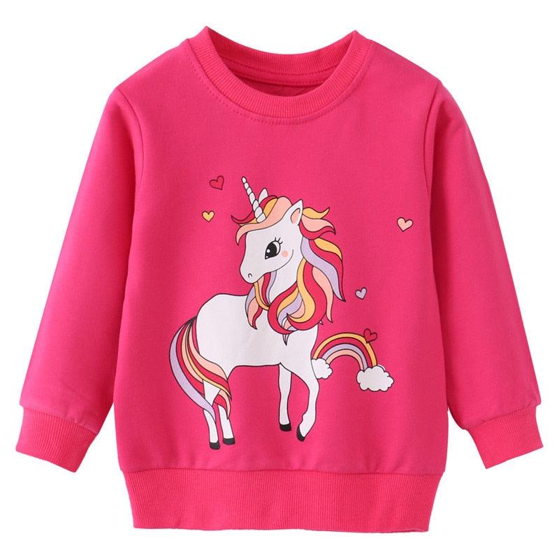 Pull Licorne Fuchsia