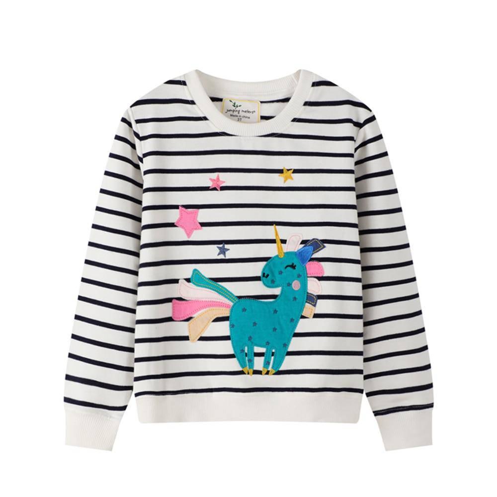 Pull Marinière Licorne - Licorne Kawaii