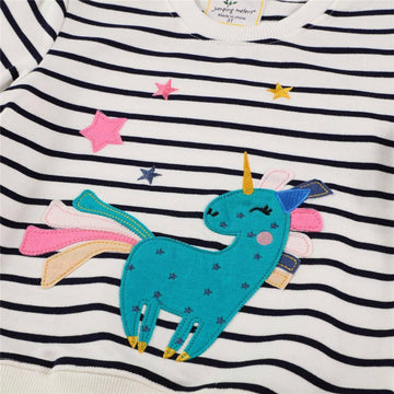 Pull Marinière Licorne