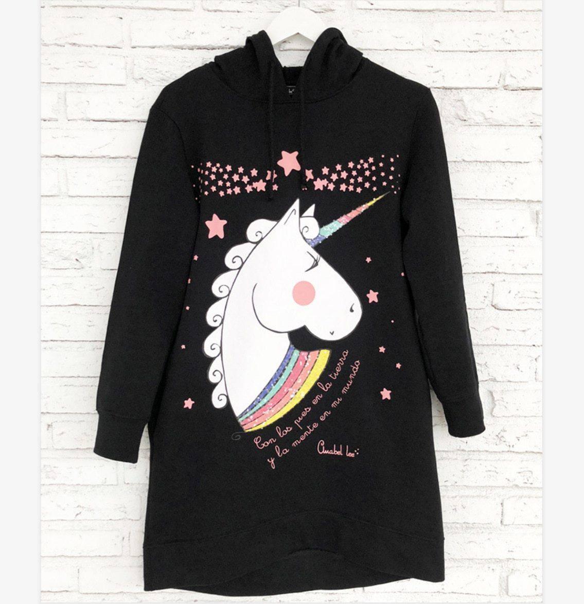 Pull Robe Mère Fille Licorne - Une Licorne