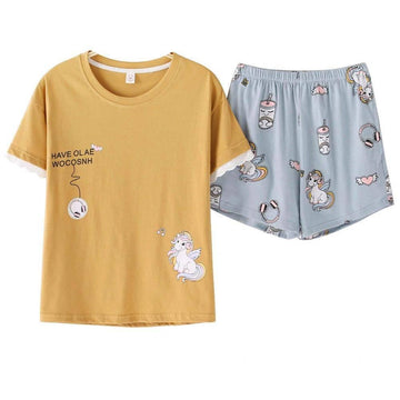 Pyjama Licorne Femme Été