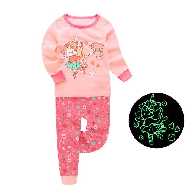 Pyjama licorne lumineuse fille - Licorne