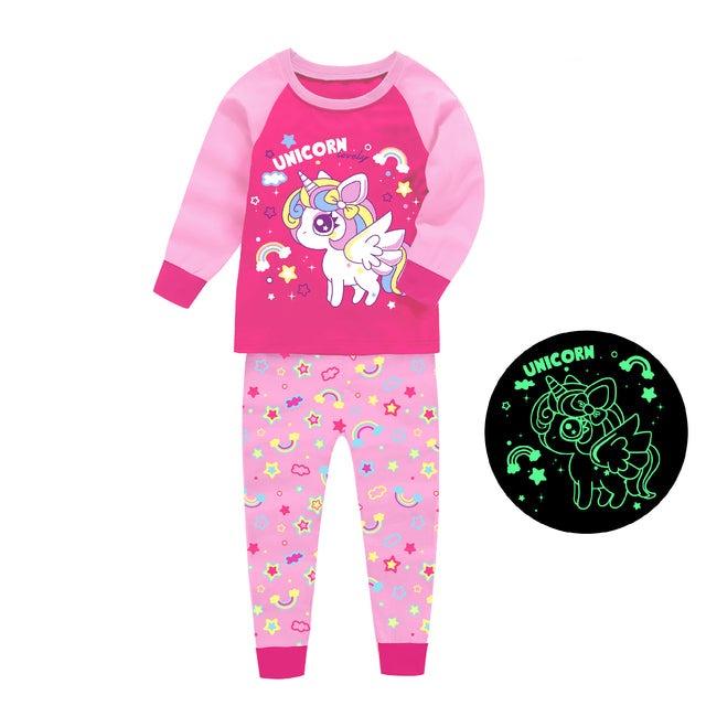 Pyjama licorne lumineuse fille - Licorne