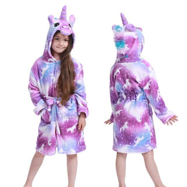 Robe de Chambre Enfant Licorne - Licorne Kawaii