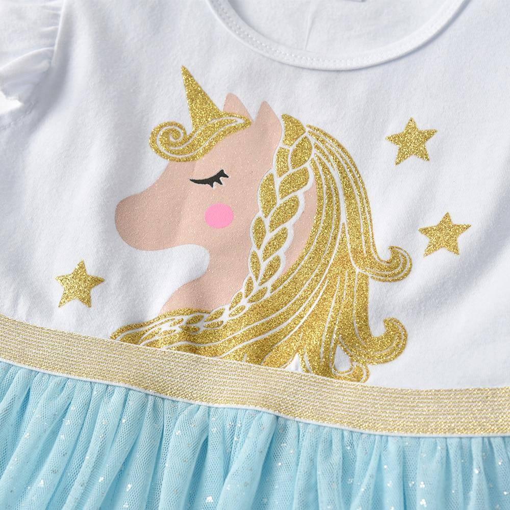 Robe Licorne Dorée Qui Tourne - Une Licorne