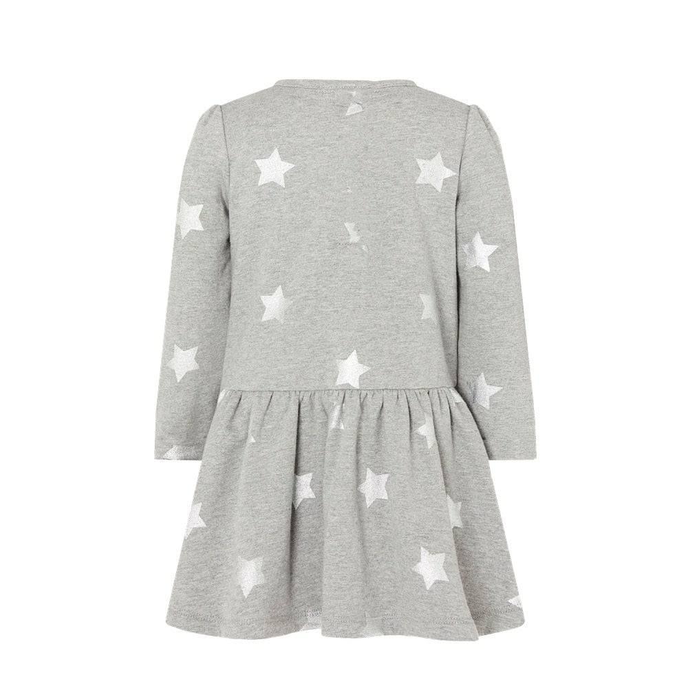 Robe Licorne Etoiles Argentées Fille - Licorne