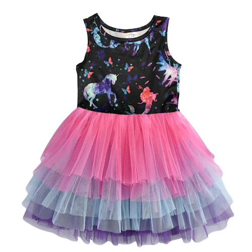 Robe Licorne Féérique pour Fille