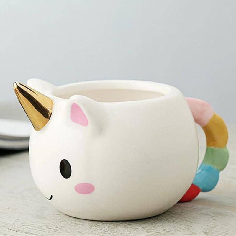 Tasse Licorne Kawaii Blanche - Une Licorne