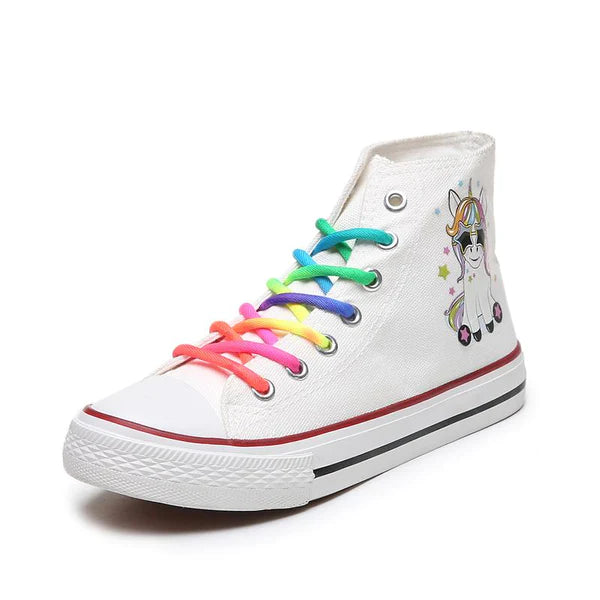 Chaussures Licorne Type Converse