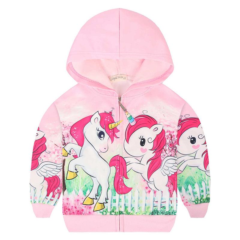 Veste large licorne fille - Licorne