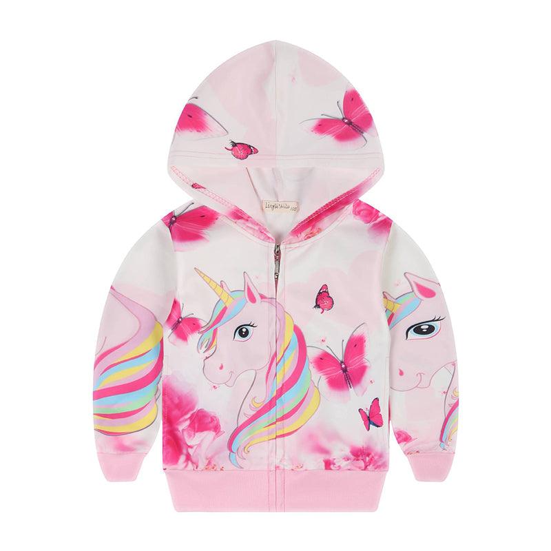 Veste large licorne fille - Licorne