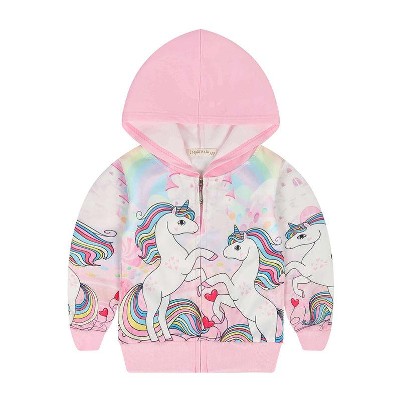 Veste large licorne fille - Licorne